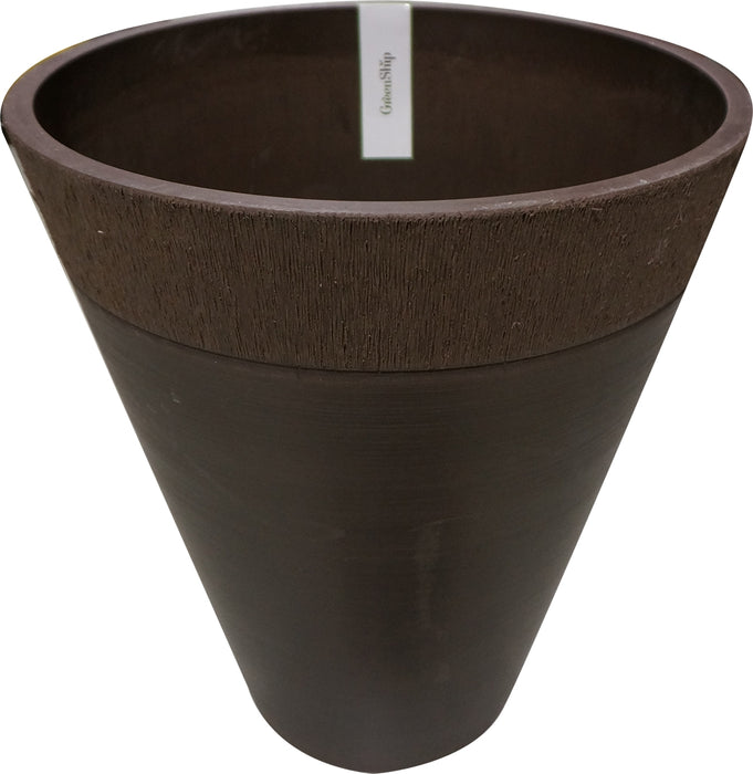 Green Ship Brown Flower Pot, 56 cm