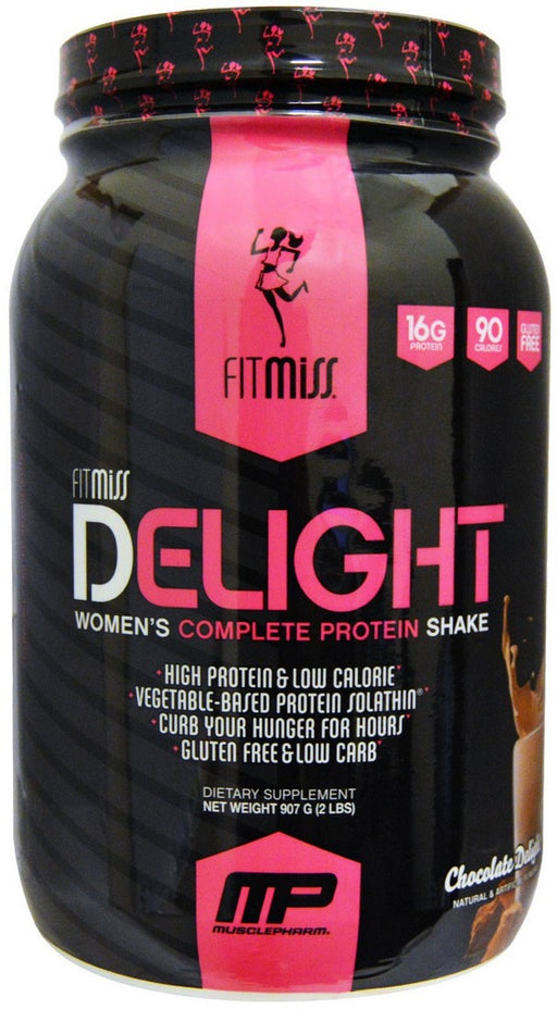 MP MusclePharm Fitmiss Delight Women's Complete Protein Shake, Chocolate Delight, 2 lbs