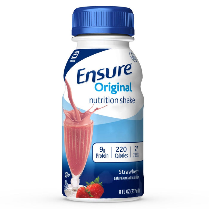 Abbott Ensure Original Nutrition, Strawberry, 8 oz