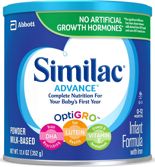 Abbott Similac Advance Infant Formula Powder Milk, 12.4 oz