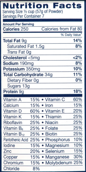 Abbott Ensure Original Nutrition Shake Powder, Vanilla, 397 gr