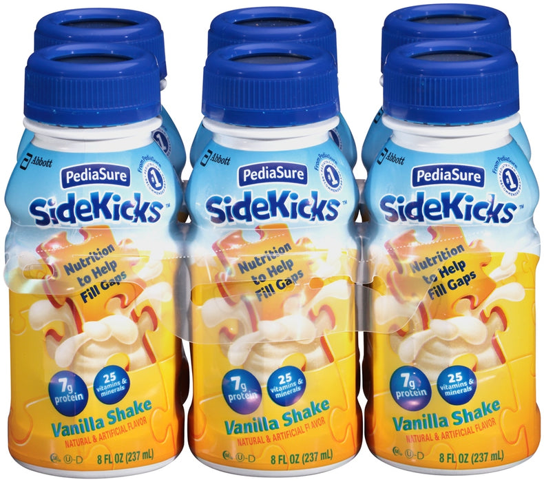 Abbott PediaSure Sidekicks Nutrition Drink, Vanilla Shake, 6 ct