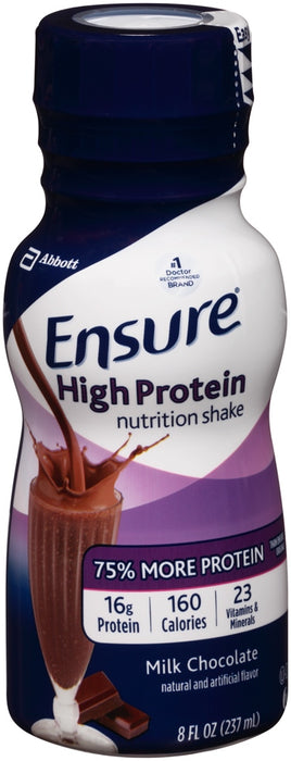 Abbott Ensure High Protein  Nutrition Shake, Milk Chocolate, 6 ct