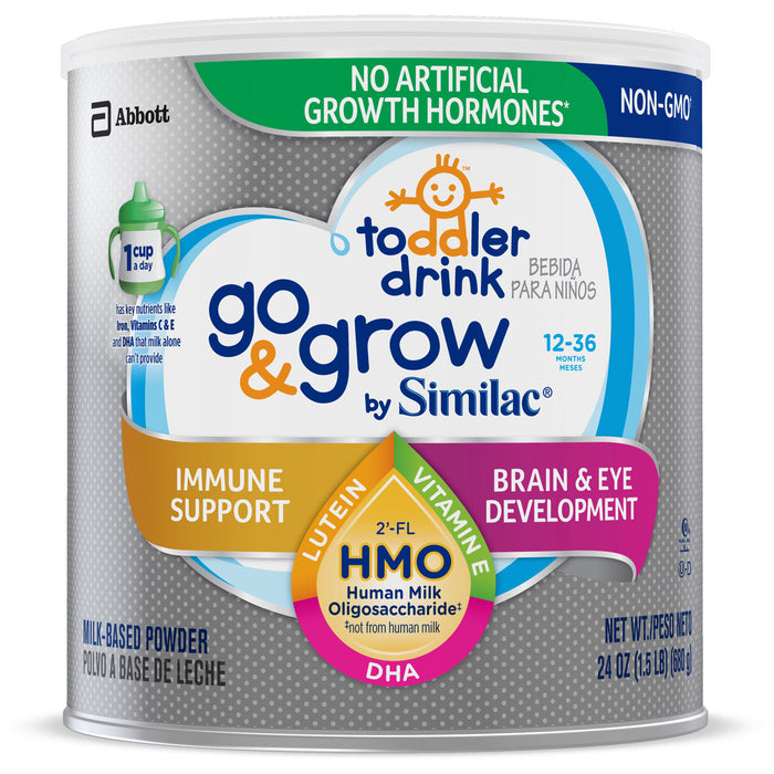 Similac Go & Gro Toddler Milk-Based Powdered Drink, 24 oz