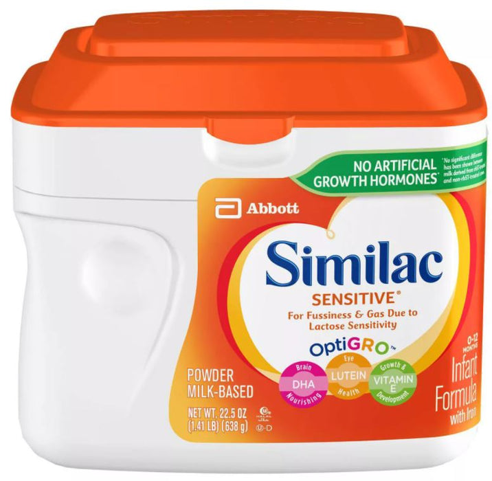 Similac Sensitive For Fussiness & Gas Infant Formula With Iron Powder , 20.1 oz