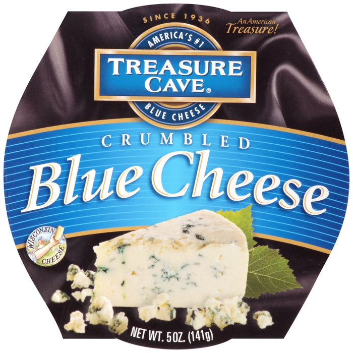 Treasure Cave Crumbled Blue Cheese, 5 oz