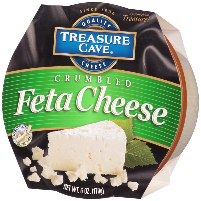 Treasure Cave Crumbled Feta Cheese, 6 oz