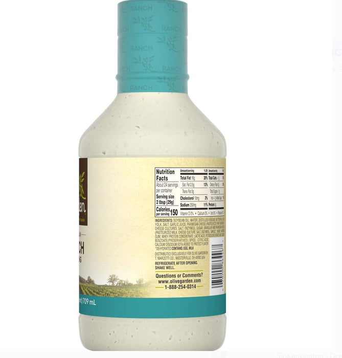 Olive Garden Parmesan Ranch Dressing , 24 oz