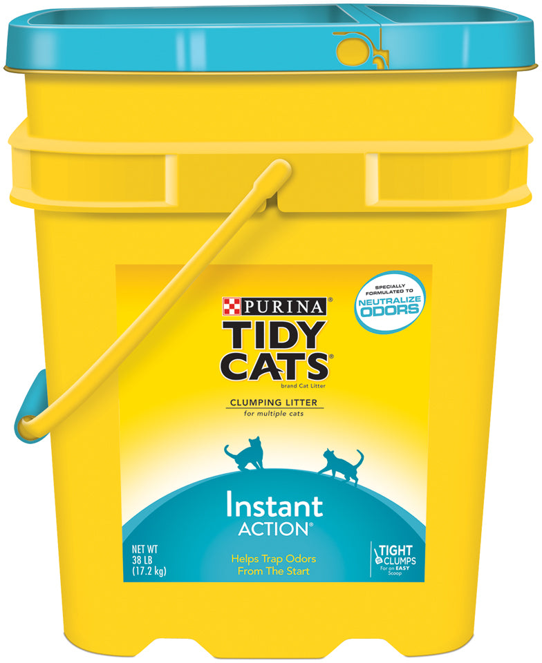Purina Tidy Cats Clumping Litter, Neutralize Odors, Instant Action, 38 lb