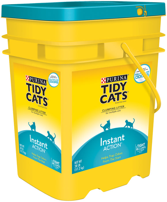 Purina Tidy Cats Clumping Litter, Neutralize Odors, Instant Action, 38 lb