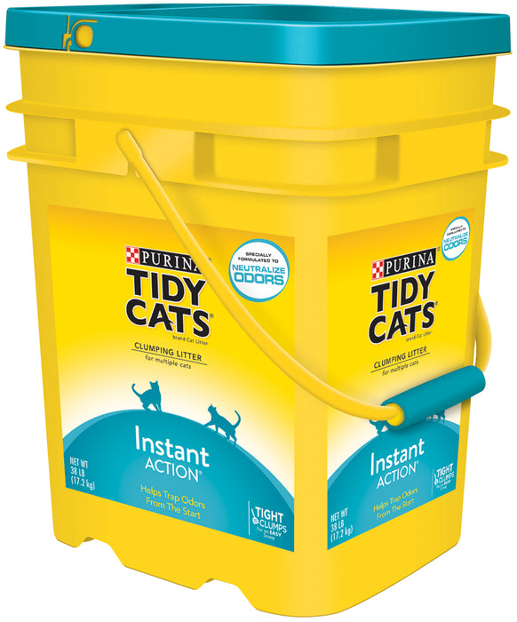 Purina Tidy Cats Clumping Litter, Neutralize Odors, Instant Action, 38 lb