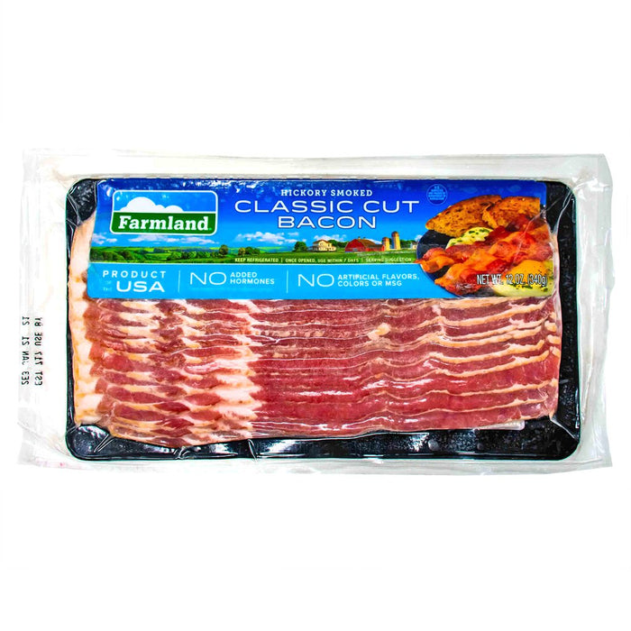 Farmland Classic Cut Hickory Bacon , 12 oz