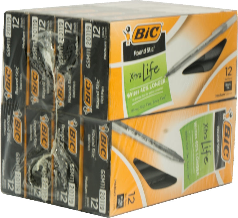 Bic Round Stic Pen, 96 ct