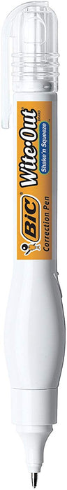 Bic Shake 'N Squeeze Wite-Out Correction Pen, 4-Pack, 4 x 8 ml