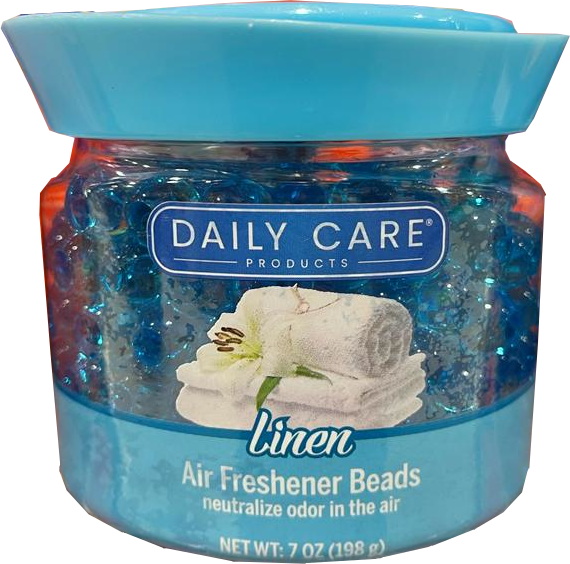 Daily Care Air Freshner Beads, Fresh Linen Scent, 7 oz