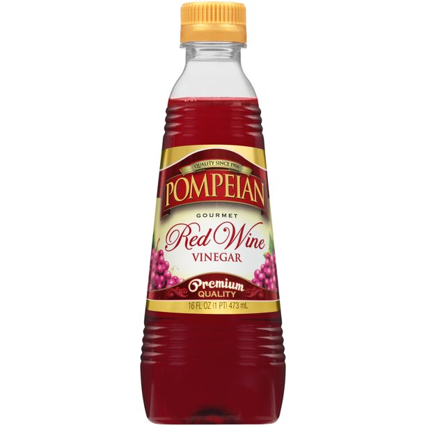 Pompeian Gourmet Red Wine Vinegar , 16 oz