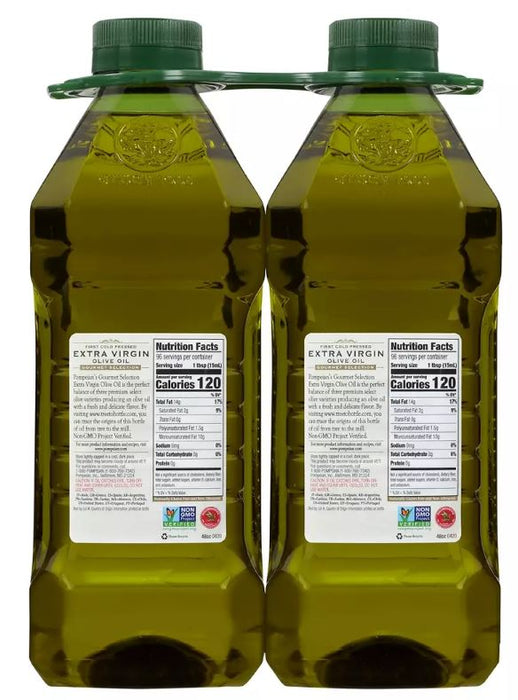 Pompeian Gourmet Extra Virgin Olive Oil, 2-Pack , 2 x 48 oz