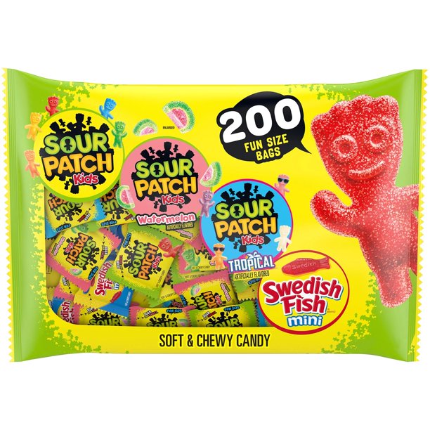 Sour Patch Kids Sour Candy, Variety Pack , 200 ct