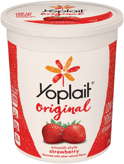 Yoplait Strawberry Original Low-Fat Yogurt, 32 oz