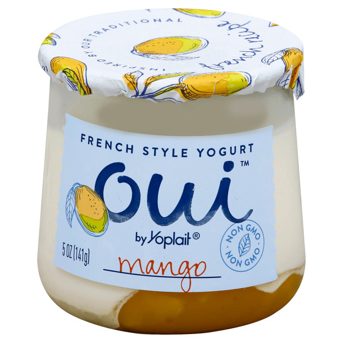 Yoplait Oui Mango French Style Yogurt, 5 oz