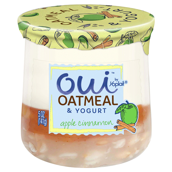 Yoplait Oui Mixed Berry Oatmeal & Yogurt , 5 oz