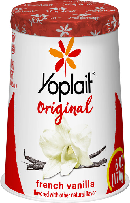 Yoplait Original Yogurt, French Vanilla, 6 oz