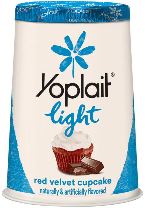 Yoplait Light Red Velvet Cupcake Fat-Free Yogurt, 6 oz