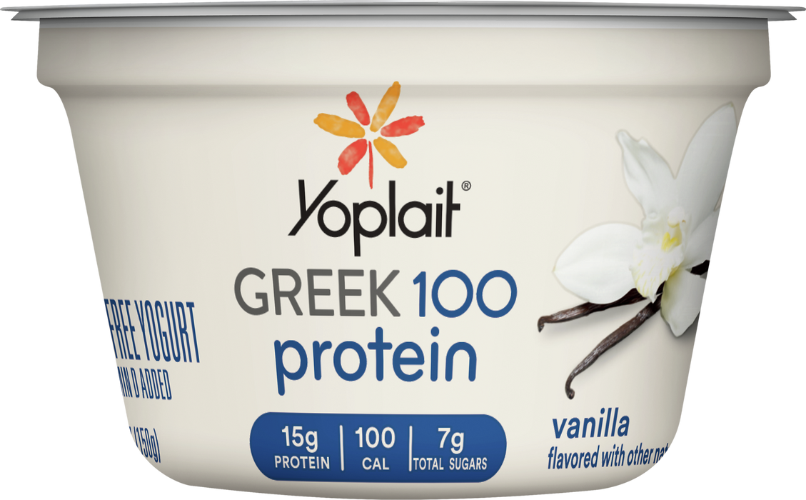 Yoplait Greek 100 Protein Vanilla Yogurt , 5.3 oz