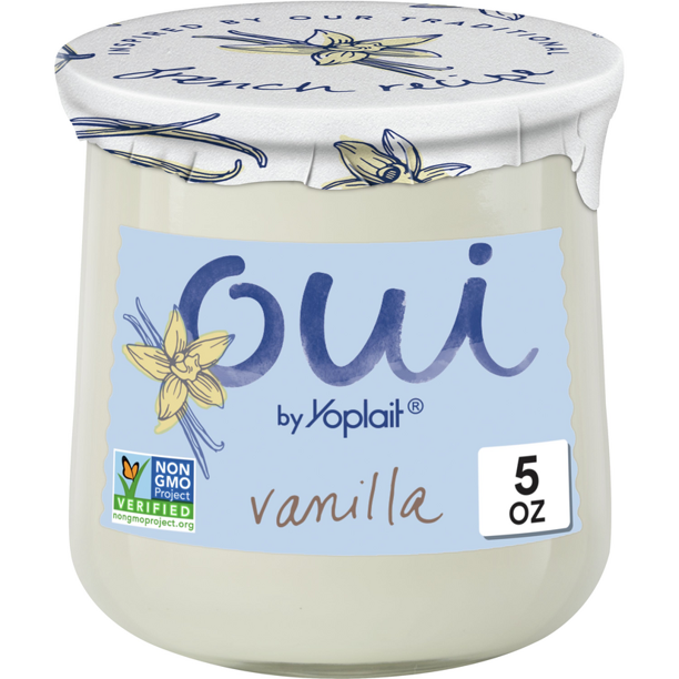 Yoplait French Style Oui Yogurt, Vanilla Flavor , 5 oz