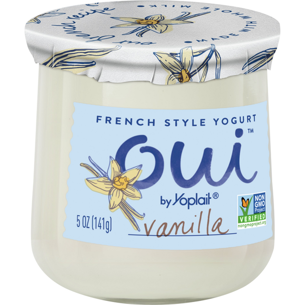 Yoplait French Style Oui Yogurt, Vanilla Flavor , 5 oz
