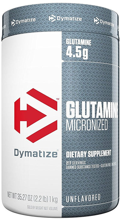 Dymatize Micronized Glutamine Powder, Unflavored , 1 kg