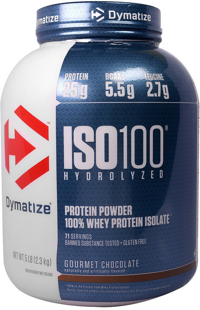 Dymatize ISO100 Hydrolyzed Whey Isolate Protein Powder, Gourmet