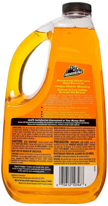 Armor All Ultra Shine Wash & Wax, 64 oz