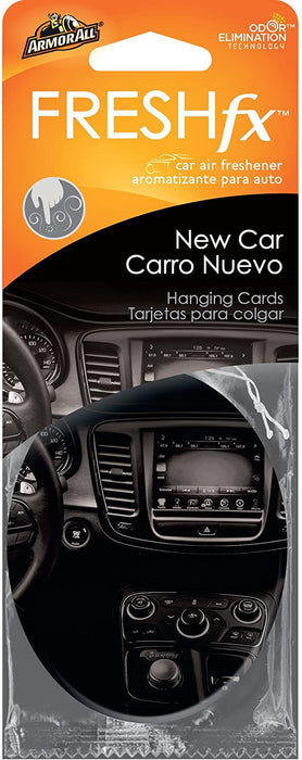 Armor All Air Freshner Hanging Cards, New Car Scent , 3 ct