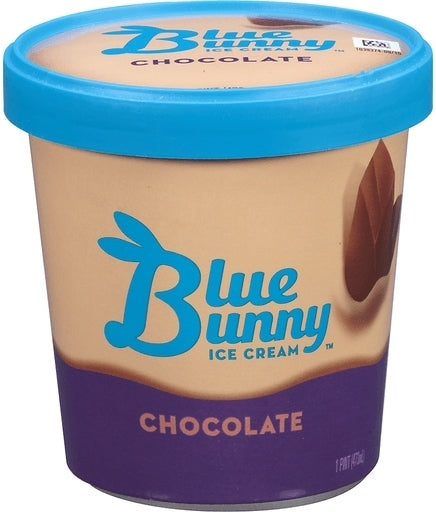 Blue Bunny Chocolate Ice Cream, 16 oz