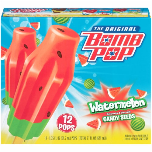 Bomb Pop Watermelon Frozen Popsicles, 12 ct — Goisco.com