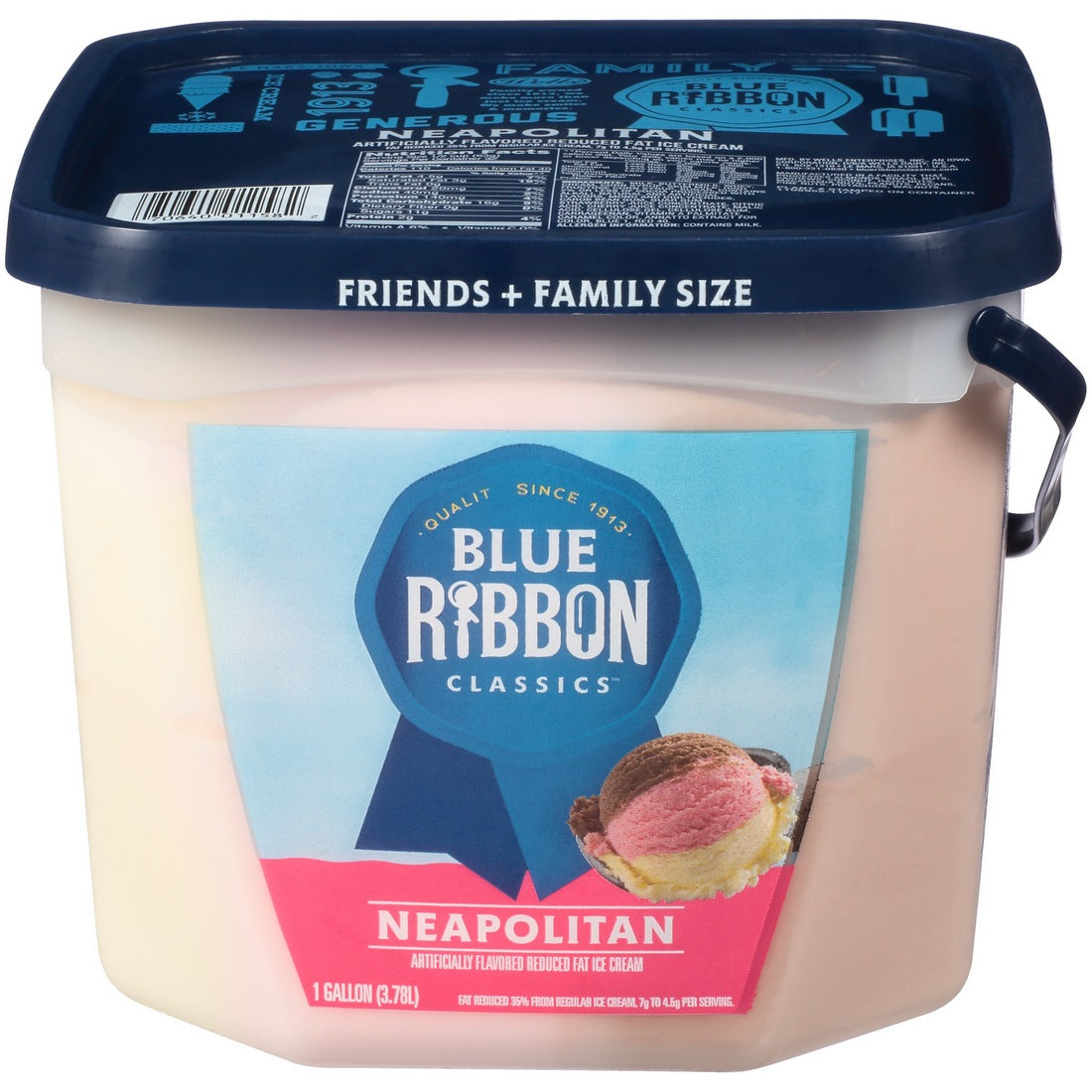 Blue Bunny Blue Ribbon Classics Neapolitan Ice Cream 3 78 L —