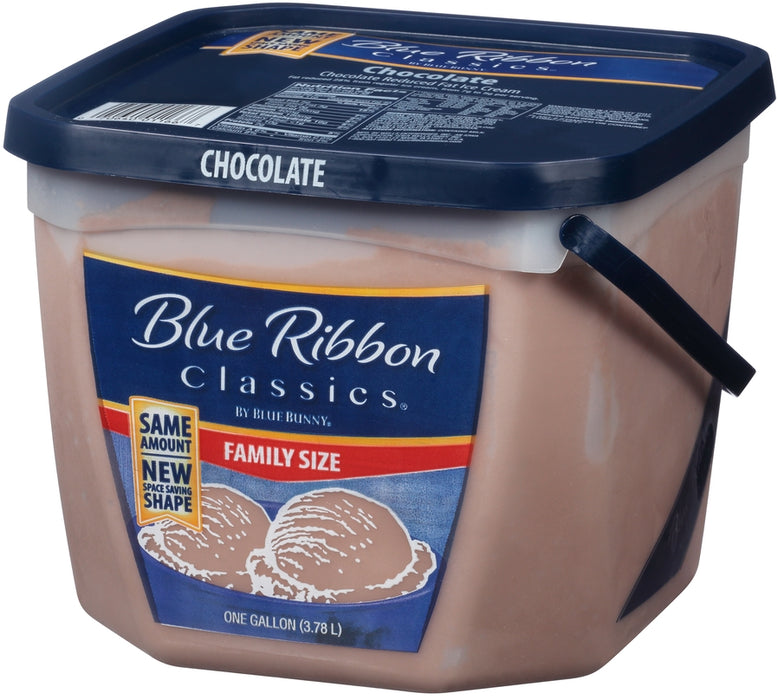 Blue Bunny Blue Ribbon Classics Chocolate Reduced Fat Ice Cream, 1 gal.