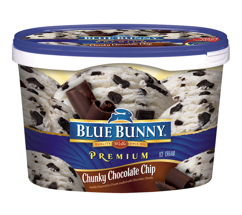 Blue Bunny Chocolate Chips Ice Cream, 48 oz