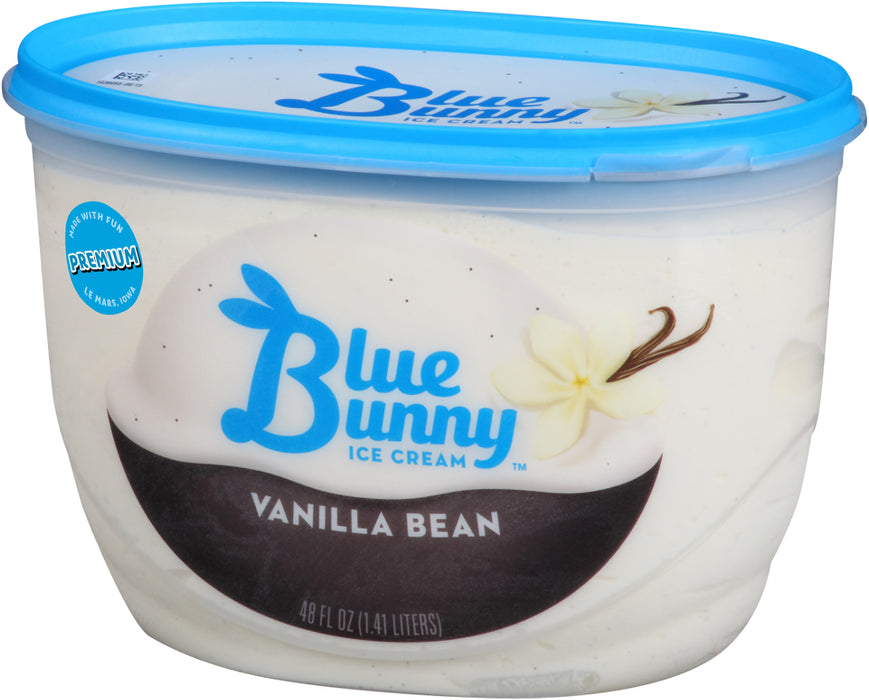Blue Bunny Vanilla Bean Ice Cream, 48 oz