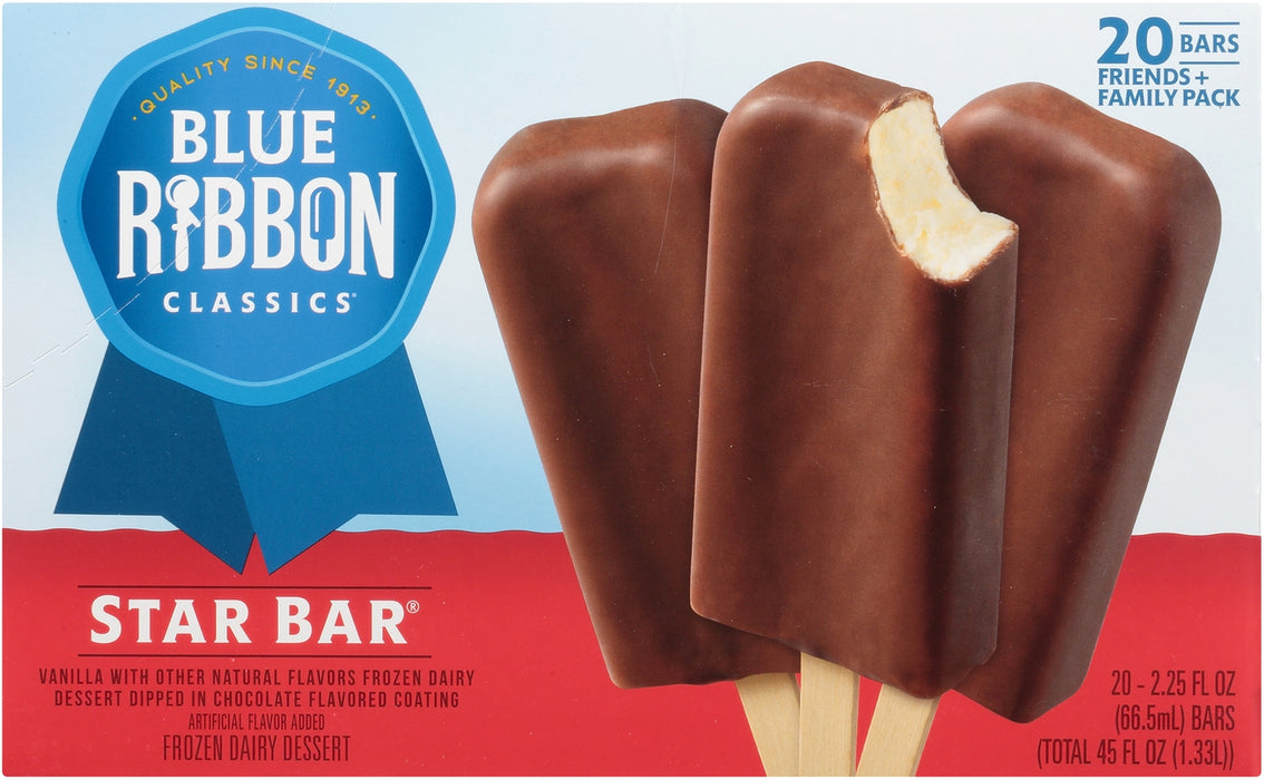 Blue Ribbon Star Ice Cream Bars, 20 ct