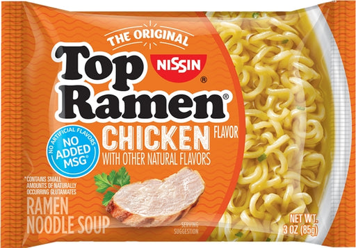 Nissin Top Ramen Chicken Flavor Value Pack, 48 x 3 oz