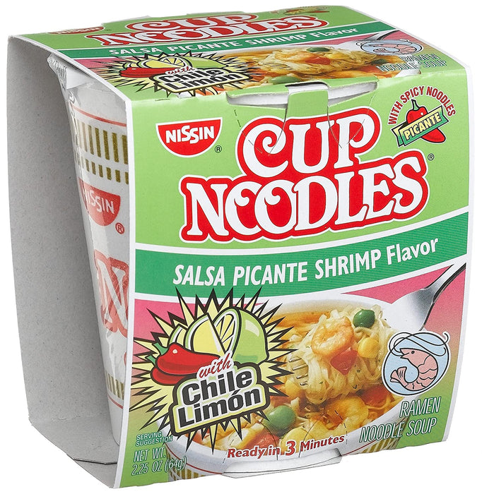 Nissin Cup Noodles Salsa Picante Shrimp Flavor , 2.25 oz