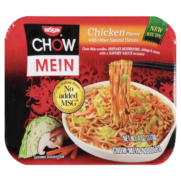 Nissin Original Chow Mein Chicken Flavor, 4 oz