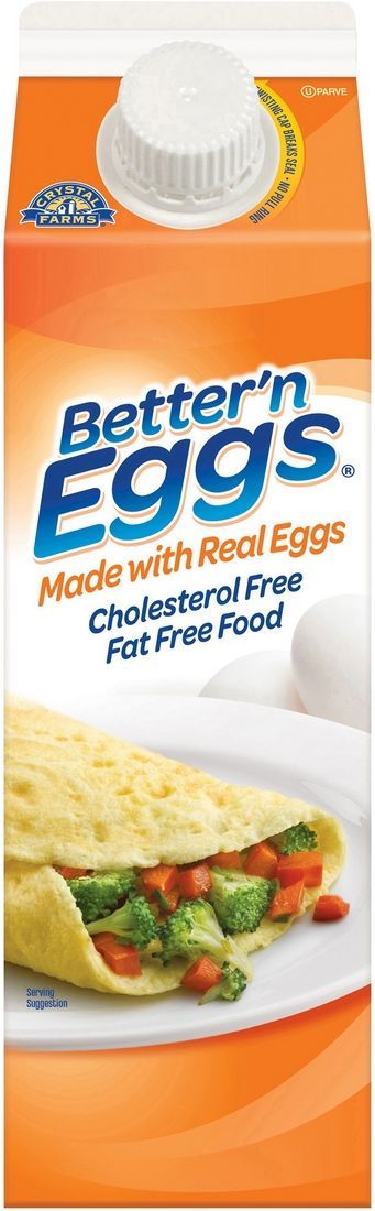 Crystal Farms Better 'n Eggs, Made with Real Eggs, Cholesterol Free and Fat Free, 32 oz