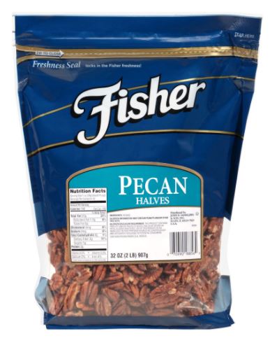 Fisher Pecan Halves , 32 oz