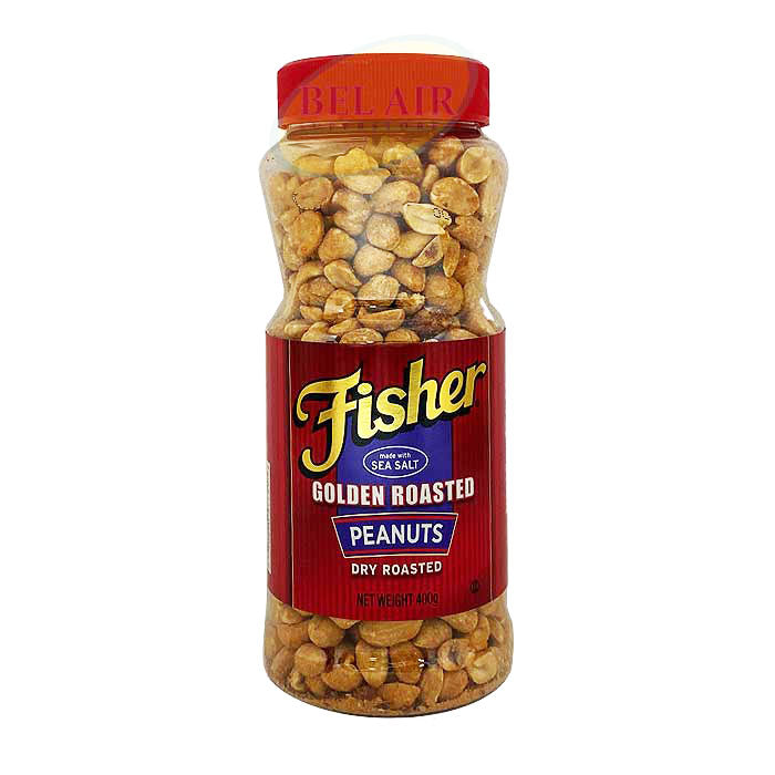 Fisher Golden Roasted Peanuts , 400 gr