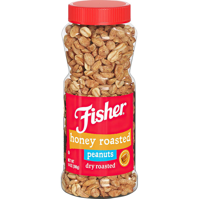 Fisher Honey Roasted Peanuts , 400 gr