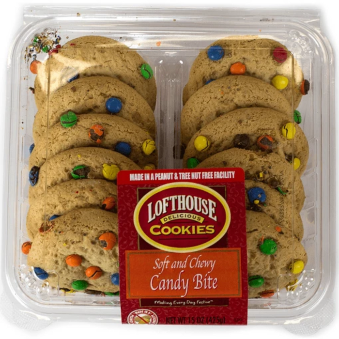 Lofthouse Soft & Chewy Candy Bite Cookies , 15 oz