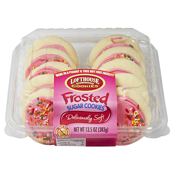 Lofthouse Pink Frosted Sugar Cookies , 13.5 oz